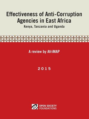 cover image of Effectiveness of Anti-Corruption Agencies in East Africa